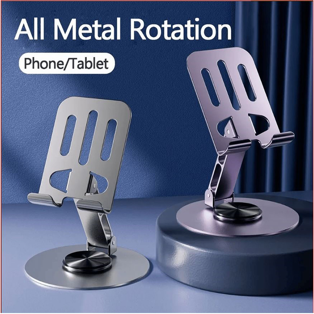 Picture of Full Metal Rotatable Foldable Desktop Stand For Mobile ‍andTablet