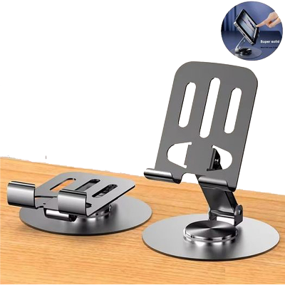 Picture of Full Metal Rotatable Foldable Desktop Stand For Mobile ‍andTablet