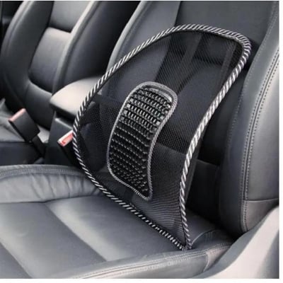 Picture of Lumbar Support Cushion - Ergonomic Right Back Support for Chairs and Seats - Black Color