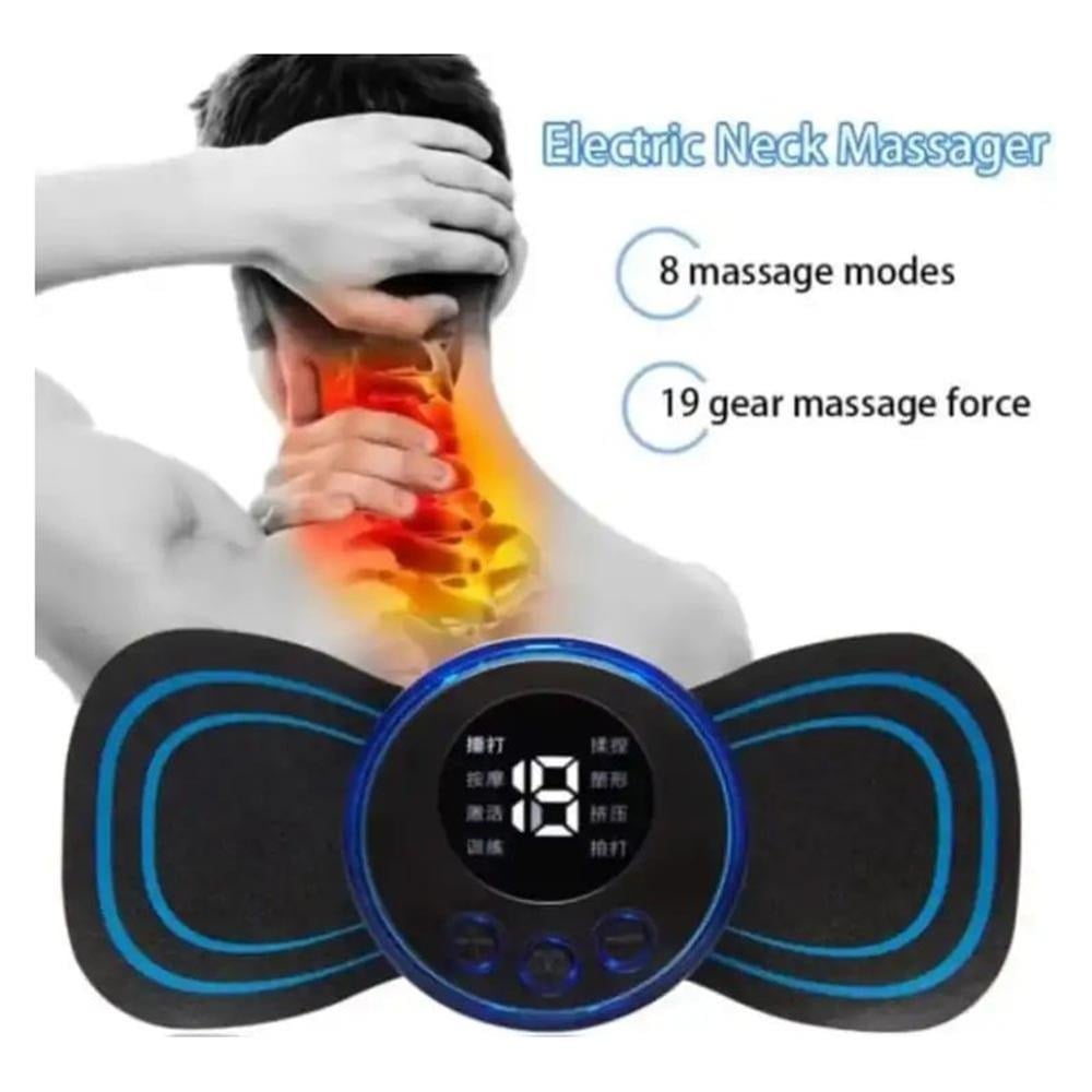 Picture of Portable Electric Pain Relax Neck Body Massager With USB Charging Cable - 1 Pcs