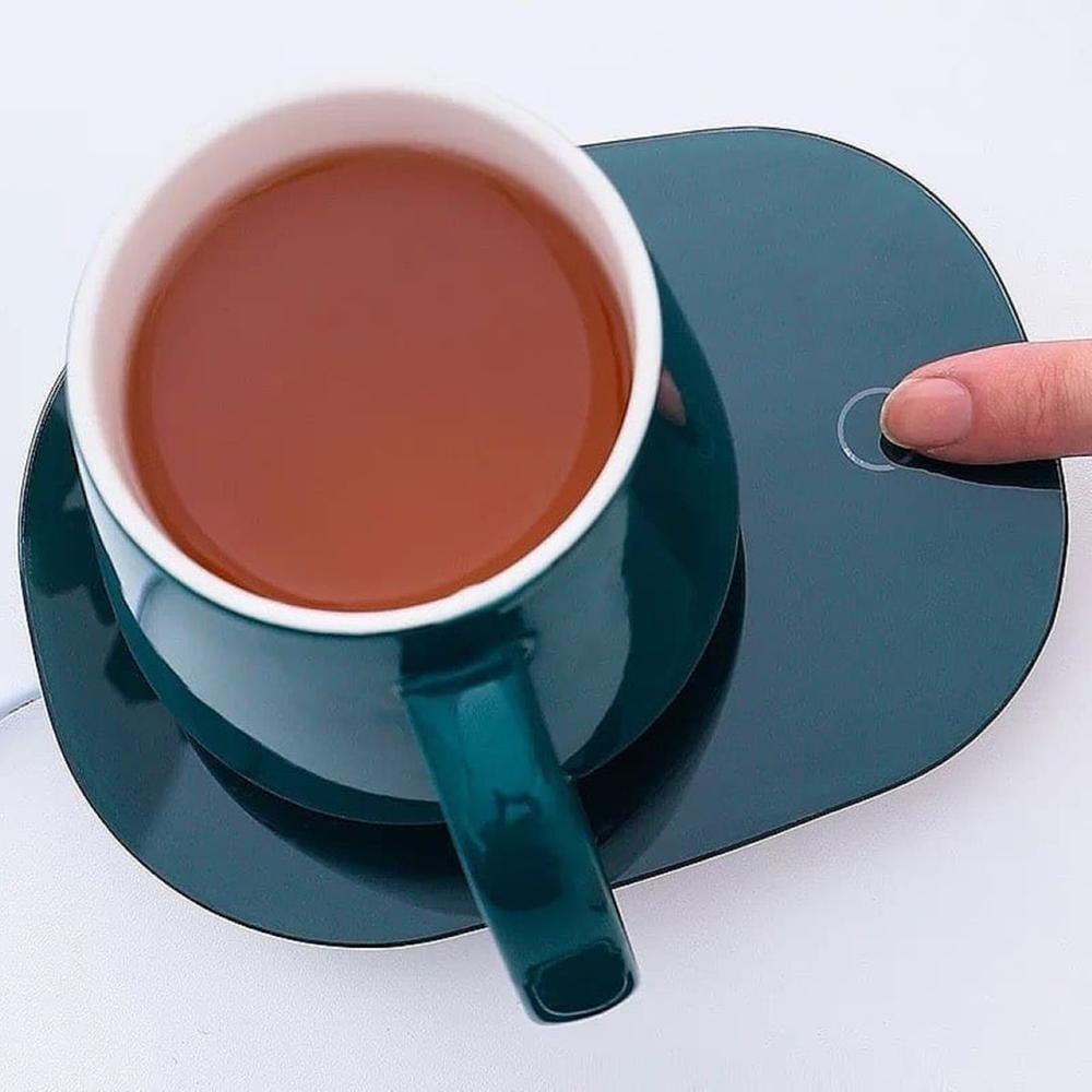 Picture of Lucky Ceramic Coffee Cup Warm 55°C Degree Heating With Cover
