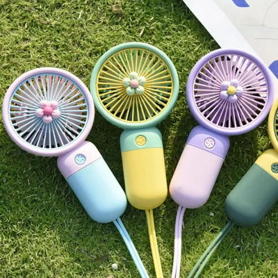 Picture of Rechargeable Cute Mini Handheld Fan with Strong Wind 1 Pcs