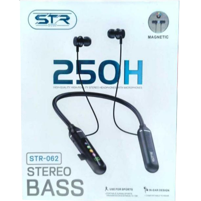 Picture of STR-062 Stereo Bass Magnetic Neckband Wireless Headphones