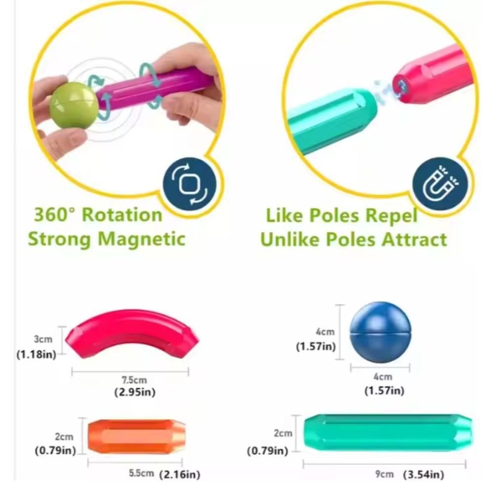 Picture of 3D Building Magnetic Sticks 42 Pcs