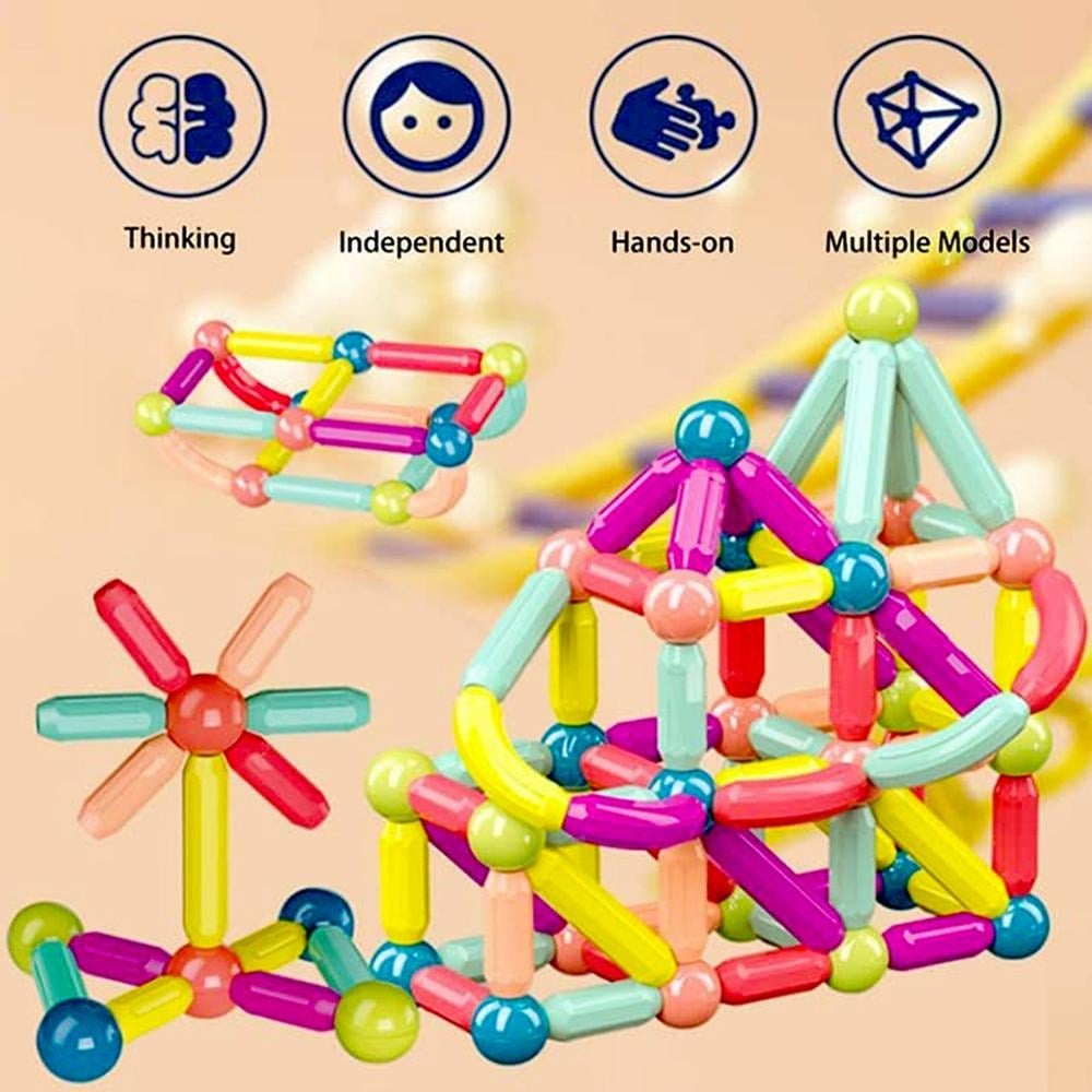 Picture of Magnetic Balls and Rods DIY Toy - WT-047
