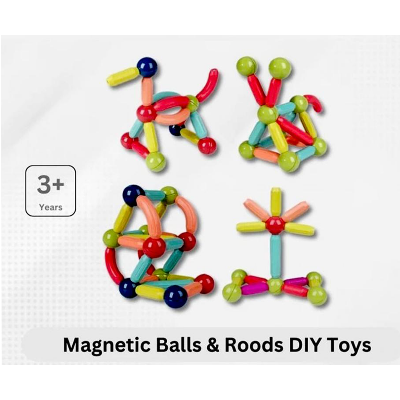 Picture of Magnetic Balls and Rods DIY Toy - WT-047