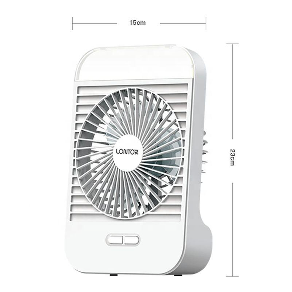 Picture of Rechargeable Table Fan With Night Light LED