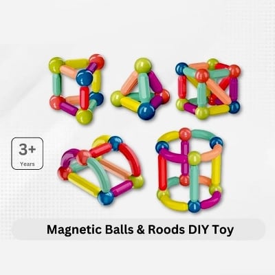 Picture of Magnetic Balls and Rods DIY Toy - WT-047