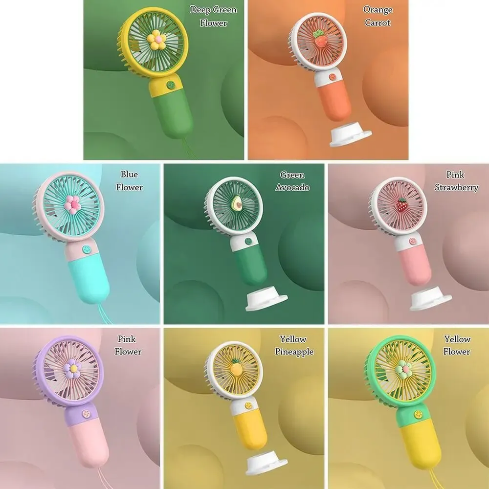 Picture of Rechargeable Cute Mini Handheld Fan with Strong Wind 1 Pcs