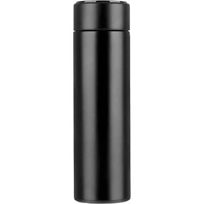 Picture of Stainless Steel Vacuum Flask 500 ml Smart Insulated Bottle with Temperature Display Hot Water, Coffee, Tea, Sport, Travel Bottles - Black