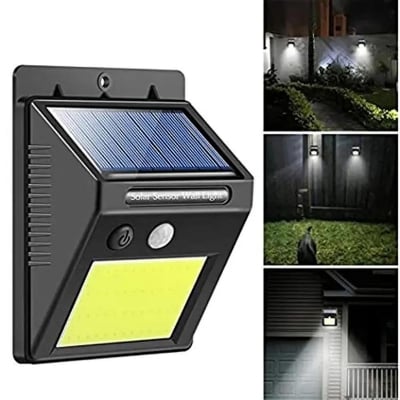 Picture of Solar Wireless Security Motion Sensor Night Light/Outdoor Security Light