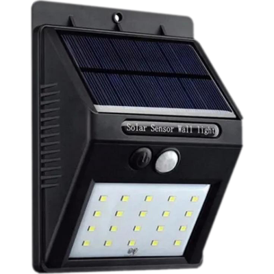 Picture of Solar Wireless Security Motion Sensor Night Light/Outdoor Security Light
