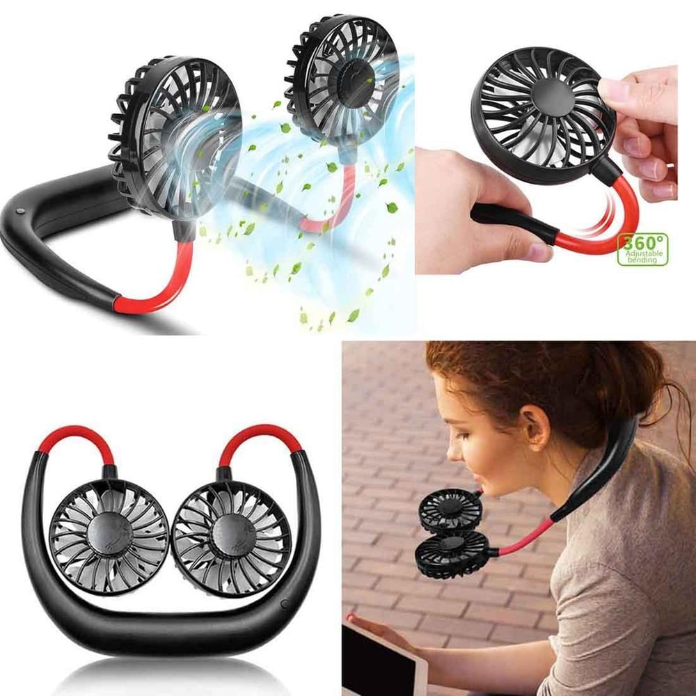 Picture of Portable USB Rechargeable Neck Fan