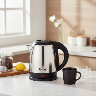 Picture of Prestige Electric Kettle - 2 Liter - Silver And Black