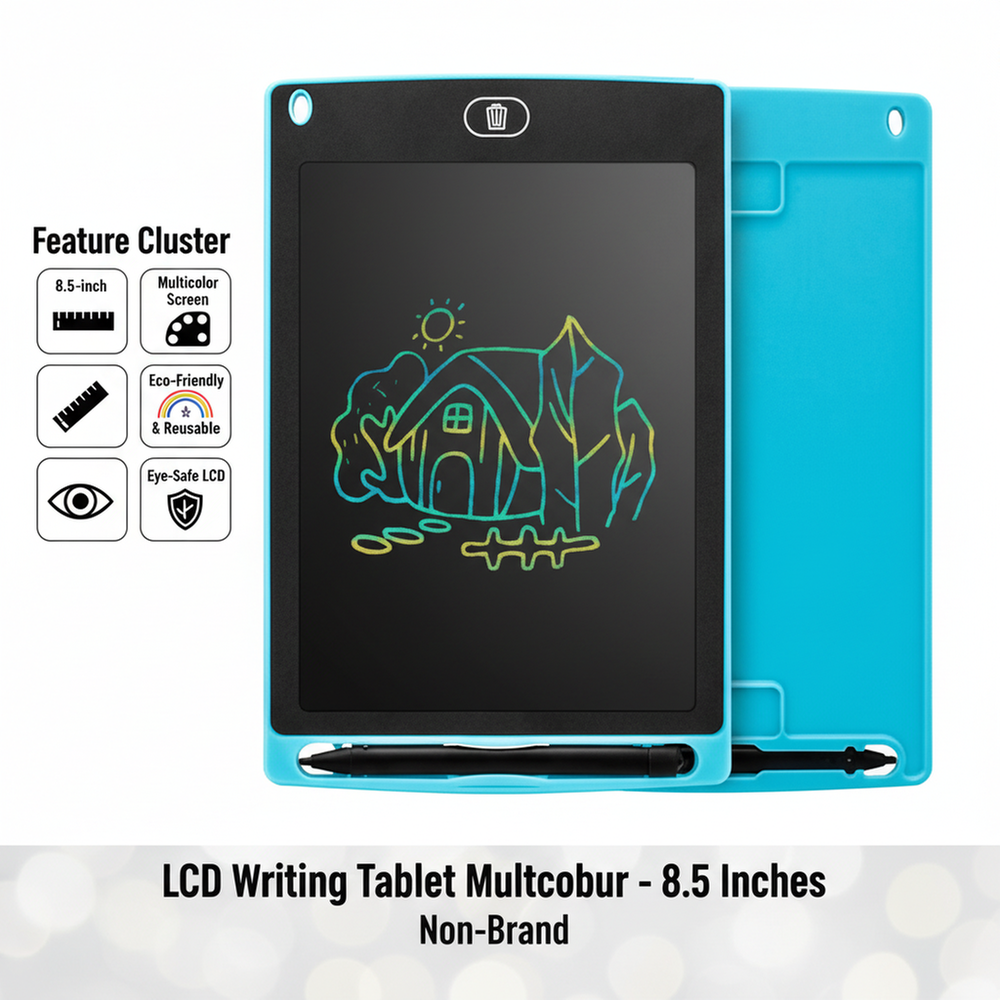 Picture of LCD Writing Tablet Multicolor - 8.5 Inches
