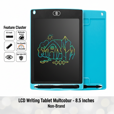 Picture of LCD Writing Tablet Multicolor - 8.5 Inches
