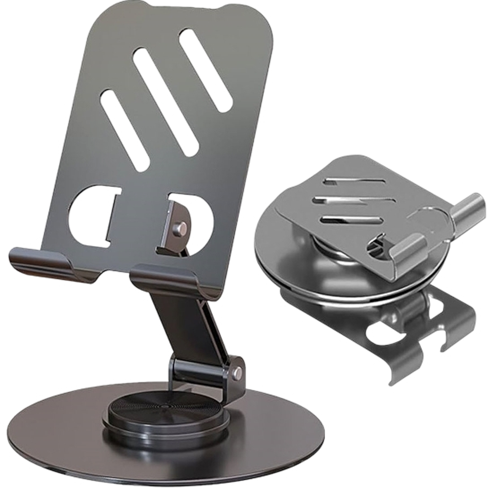 Picture of Foldable Mobile Stand 360° Rotatable Phone Holder Compatible with 4.7-13 inch Phone or Tablet