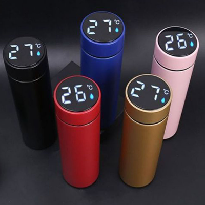 Picture of Temperature Thermos Water Bottle with Temperature Display Vacuum Flask Smart Temperature Water Traveling Bottle 500 ML