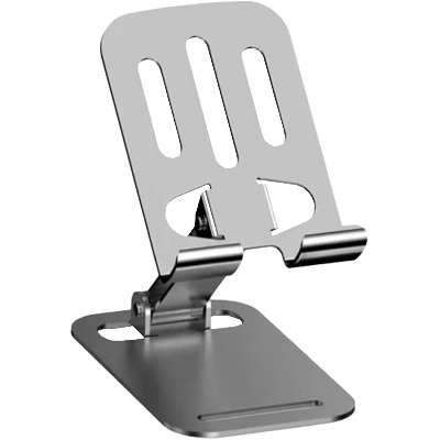 Picture of Metal Mobile Stand for Table Adjustable 720 Degree Rotation Mobile Holder
