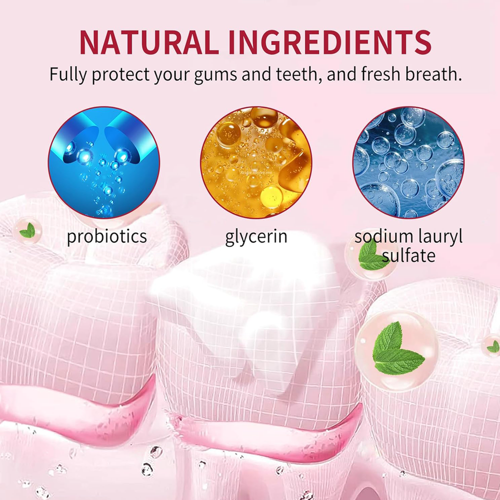 Picture of Probiotic Toothpaste Freshen Breath Maintain Oral Health Whiten Teeth Stain Removing - 120g - Sp-4