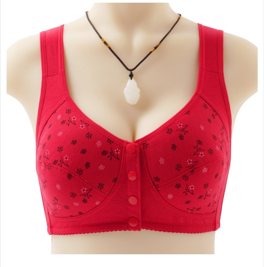 Picture of China Front Button Snap Bra For Women  Multicolor