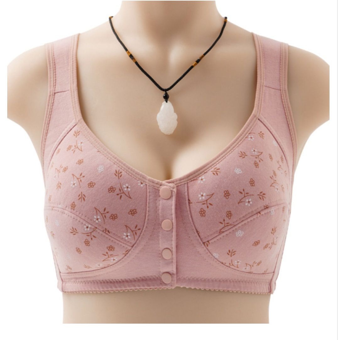 Picture of China Front Button Snap Bra For Women  Multicolor