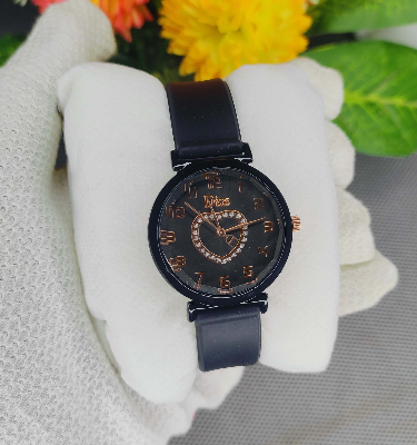 Picture of Women Fashion Casual Office Rubber Strap Watch Ladies Analog Watch