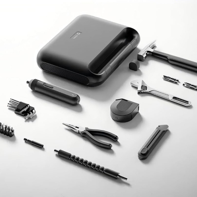 Picture of Xiaomi Mijia Multifunctional Premium Quality Screwdriver Toolbox (12‑in‑1 Multi Tool Set)