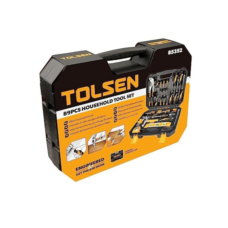 Picture of TOLSEN 89Pcs Household Tool Set (Model: 85352)