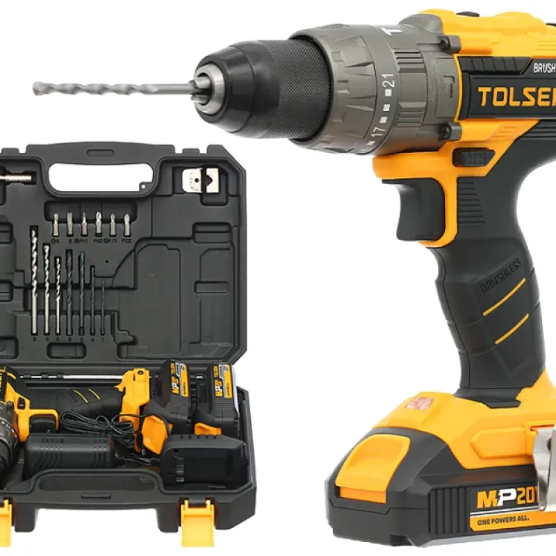 Picture of 20V LI-ION BRUSHLESS CORDLESS DRILL TOLSEN 87254(INDUSTRIAL)