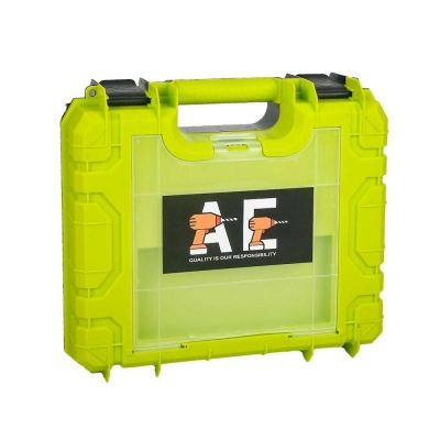Picture of A E 16.8V Double Battery IMPECT Cordless Drill Brushless Motor Metal Chock Yellow Color AEDRILL