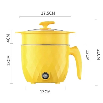 Picture of Electric Cooker – Dual Heat Settings – Yellow Color -Yellow