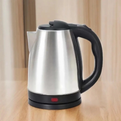 Picture of Portable Stainless Steel Hot Water Kettle, 2L, 1500W – Smart Electric Design with Boil Dry Protection, Keep Warm Function, and Temperature Control – A Sleek Modern Kettle in Silver for Efficient Heating - Silver