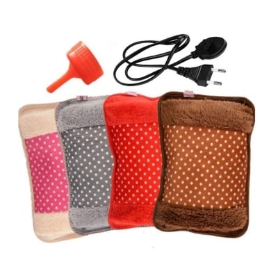 Picture of Electric Hot Water Bag With Fabric Cover & With Liquid -Multicolor