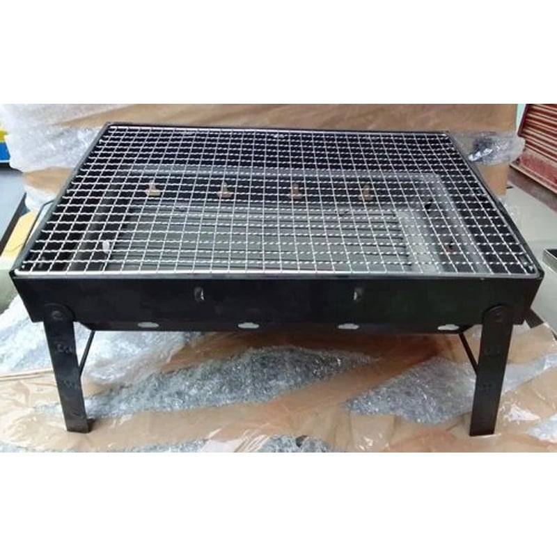 Picture of Portable Charcoal BBQ Grill – Rectangular (Black) -Black