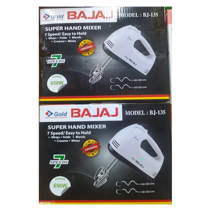 Picture of Bajaj Super Hand Mixer 7 Speeds 650W -White