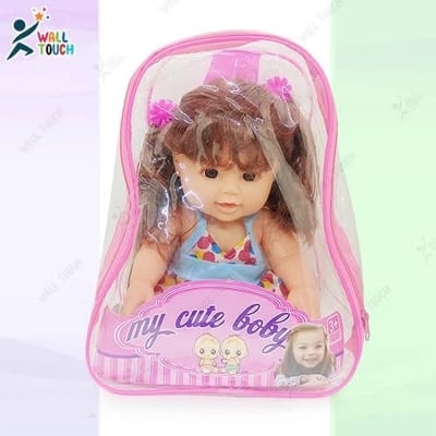 Picture of Kid's My Cute Baby Girl Doll Purple - Music And Talking Doll -Multicolor