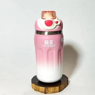 Picture of Be Yourself Stainless Steel Water Bottle – Pink Gradient -Multicolor