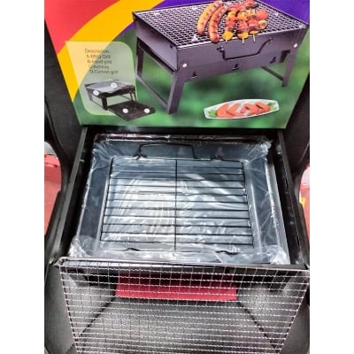 Picture of Portable Charcoal BBQ Grill – Foldable Outdoor Barbecue Stove