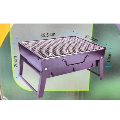 Picture of Portable Charcoal BBQ Grill – Foldable Outdoor Barbecue Stove