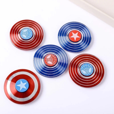 Picture of Captain America Shield MetalTri-Spinner Fidget spinner