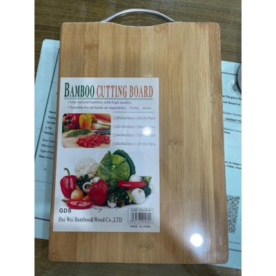 Picture of Bamboo Cutting Board Vegetable Chopping Plate Cutting Board Standard 22X32Cm