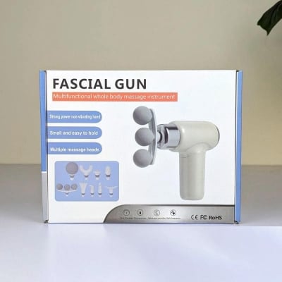 Picture of Facia Gun Pro Light Age Wireless Massage Gun 6 Speed Myofascial Therapy Device with Multiple Heads