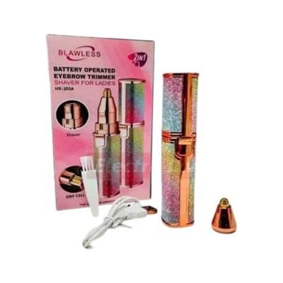 Picture of Battery Operated Eyebrow Trimmer & Facial Hair Remover for Ladies -Multicolor