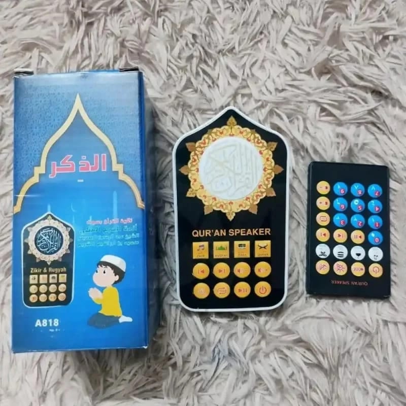 Picture of Digital Quran Speaker (Model: A818) – With Remote Control -Black