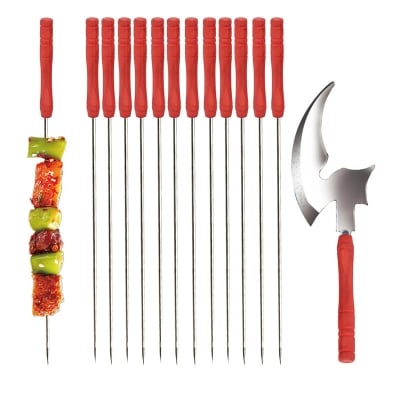 Picture of BBQ Grill Skewer Set with Fork & Knife