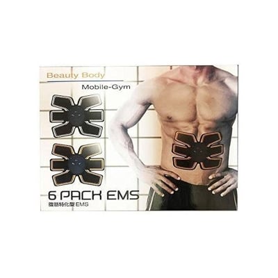 Picture of 6 Pack EMS Abdominal Muscle Stimulator – Mobile Gym -Black