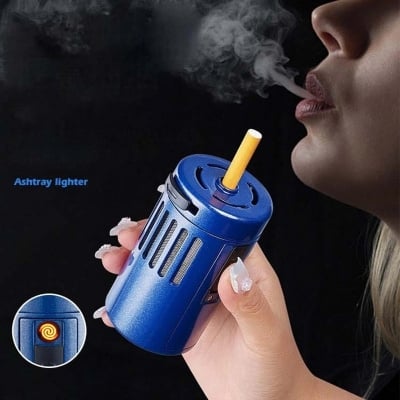 Picture of Electric Ashtray Lighter (USB Rechargeable Smokeless Lighter)