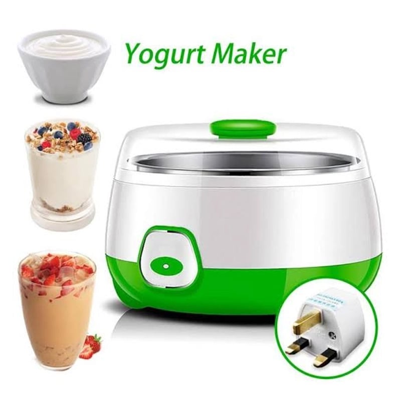 Picture of Electric Yogurt (Doi) Maker, Mini Portable Automatic Yogurt (Doi) Makers, Yogurt (Doi) Making Machine, Kitchen Appliance Tools with Stereo Heating for Home, School and Office Use -White