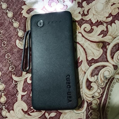Picture of VEN-DENS 4 in 1 POWERBANK 10000MAH WITH CABLE BLACK VD-PB058 - Black